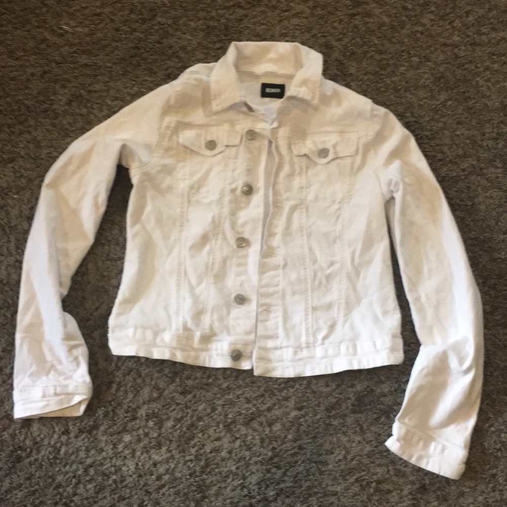 Hudson white denim jacket